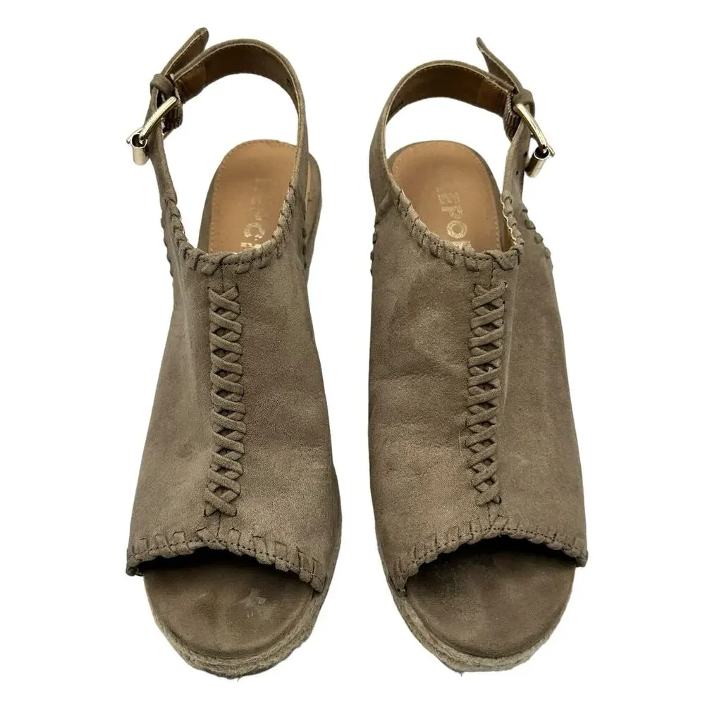 Report Suede Espadrille Wedges